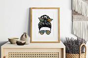 Modern Messy Bun PNGs, a Person Illustration by Unusual Vectors (Thumbnail 4 of 10)