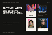 SIGNAL RISO | 10 Canva Templates, a Social Media Template by BlancheStudio (Thumbnail 2 of 9)