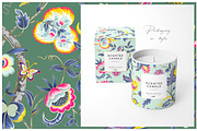 Jacobean Glamour Pattern Set!, a Pattern Graphic by Pink Linen (Thumbnail 7 of 9)