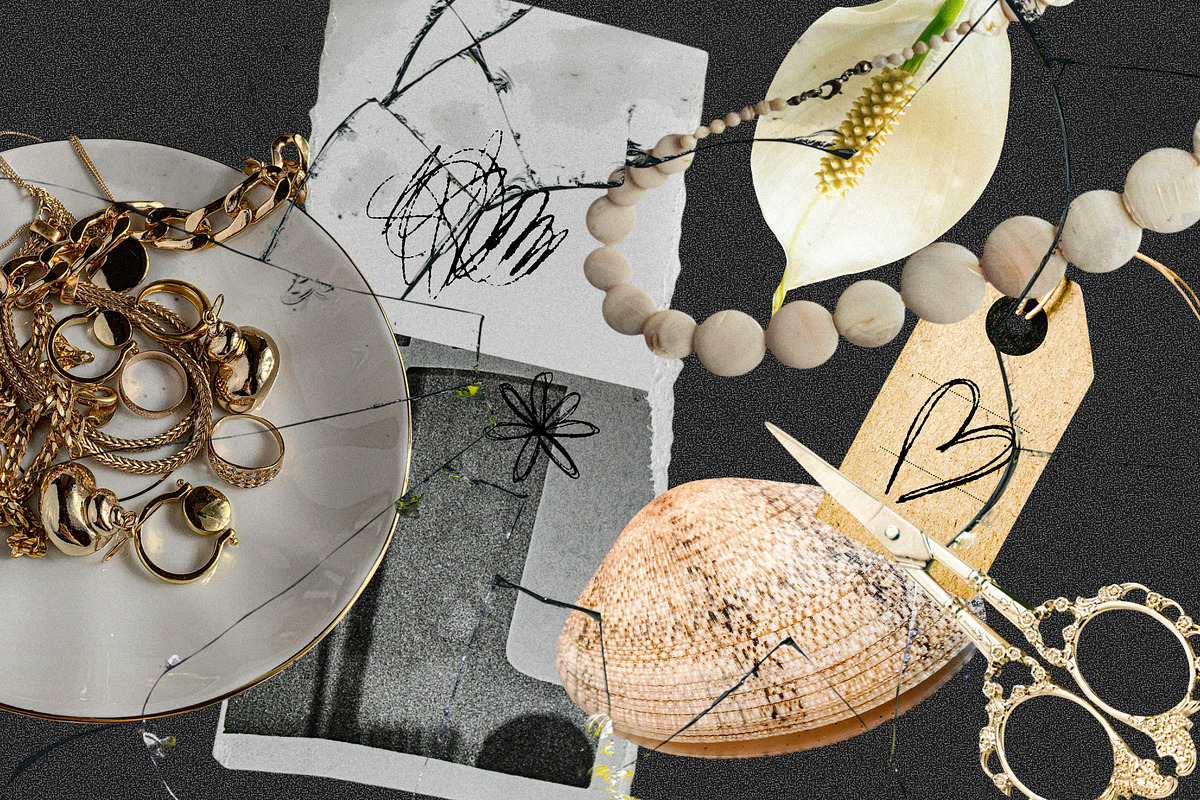 Messy Scrapbook: Spring Collage Kit, an Object Graphic by Anzhelika (Photo 7 of 12)