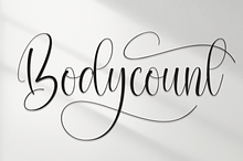 Bodycount | Script Font
