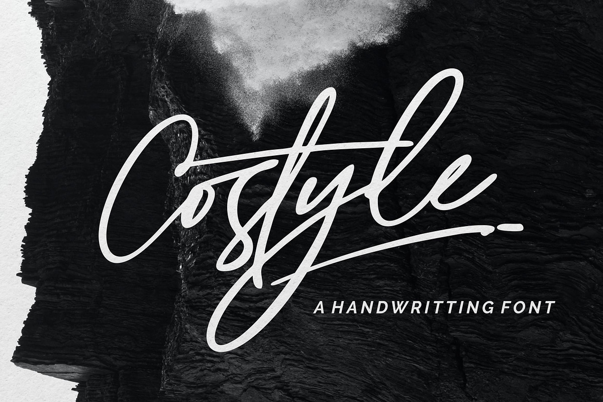 Costyle - A Handriwtten Font, a Script Font by ErgibiStudio (Photo 1 of 11)