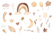 UNICORN clipart. Watercolor, an Animal Illustration by OlliArtDesign (Thumbnail 3 of 5)