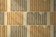 Walladinalkhafin - Arabic Kufi, a Handwritten Font by MaikoHatta (Thumbnail 3 of 8)