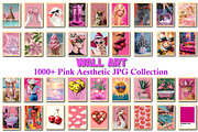 Pink Aesthetic Wall Art Collection, a Wallpaper Photo by Chipshpow Graphics (Thumbnail 1 of 10)