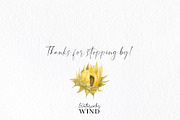 Watercolor Sunflowers Clipart, an Illustration by Ksenia Shmakova (Thumbnail 12 of 12)