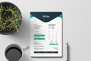 Corporate Invoice Template Design