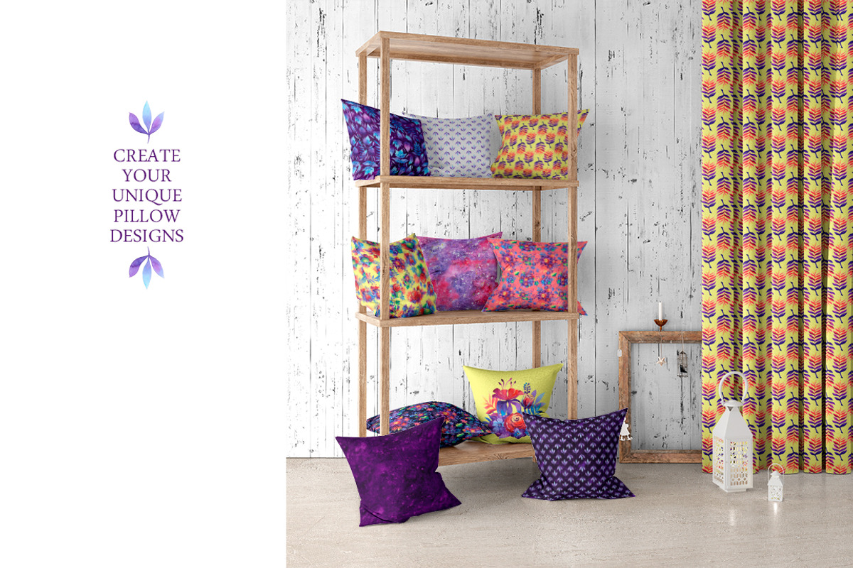 Galaxy floral watercolor collection, a Texture Illustration by UlitkaStudio (Photo 25 of 27)