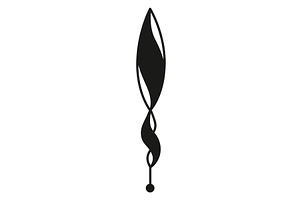 Clock pointer arrow. Black, an Object Illustration by the8monkey