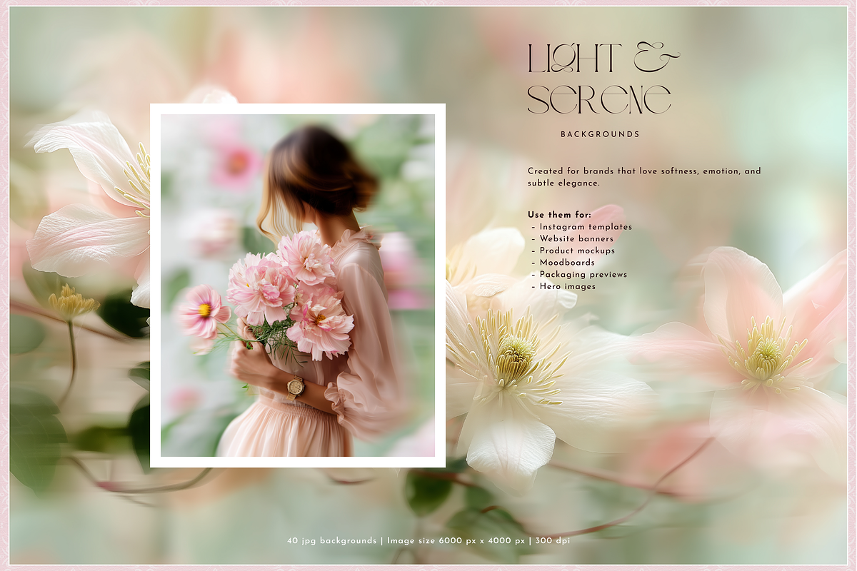 Floral Branding Kit & Logo Templates, a Branding & Logo Template by Under My Cozy Roof (Photo 4 of 18)