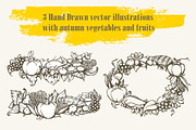 Thanksgiving Day. Hand Drawn design., an Illustration by MariShop (Thumbnail 2 of 3)