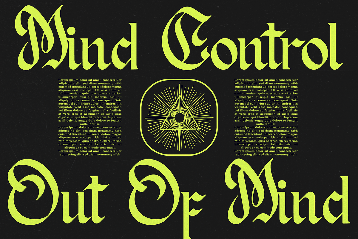 Redagon | Blackletter Typeface, a Blackletter Font by Denustudios (Photo 8 of 12)