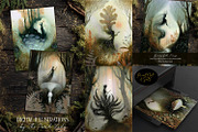 Spirits Of The Forest Illustrations, a Seasonal Illustration by The Dutch Lady Designs (Thumbnail 1 of 7)