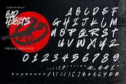 Bad Habits - Rough Brush font, a Script Font by Gassstype (Thumbnail 4 of 10)