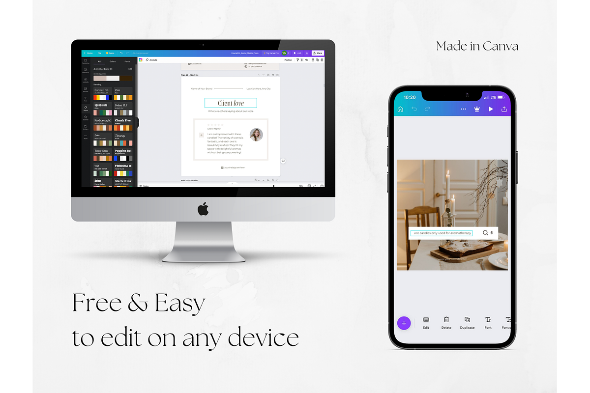 100 Candle Instagram Story Highlight, a Social Media Template by PatternLab. (Photo 7 of 9)