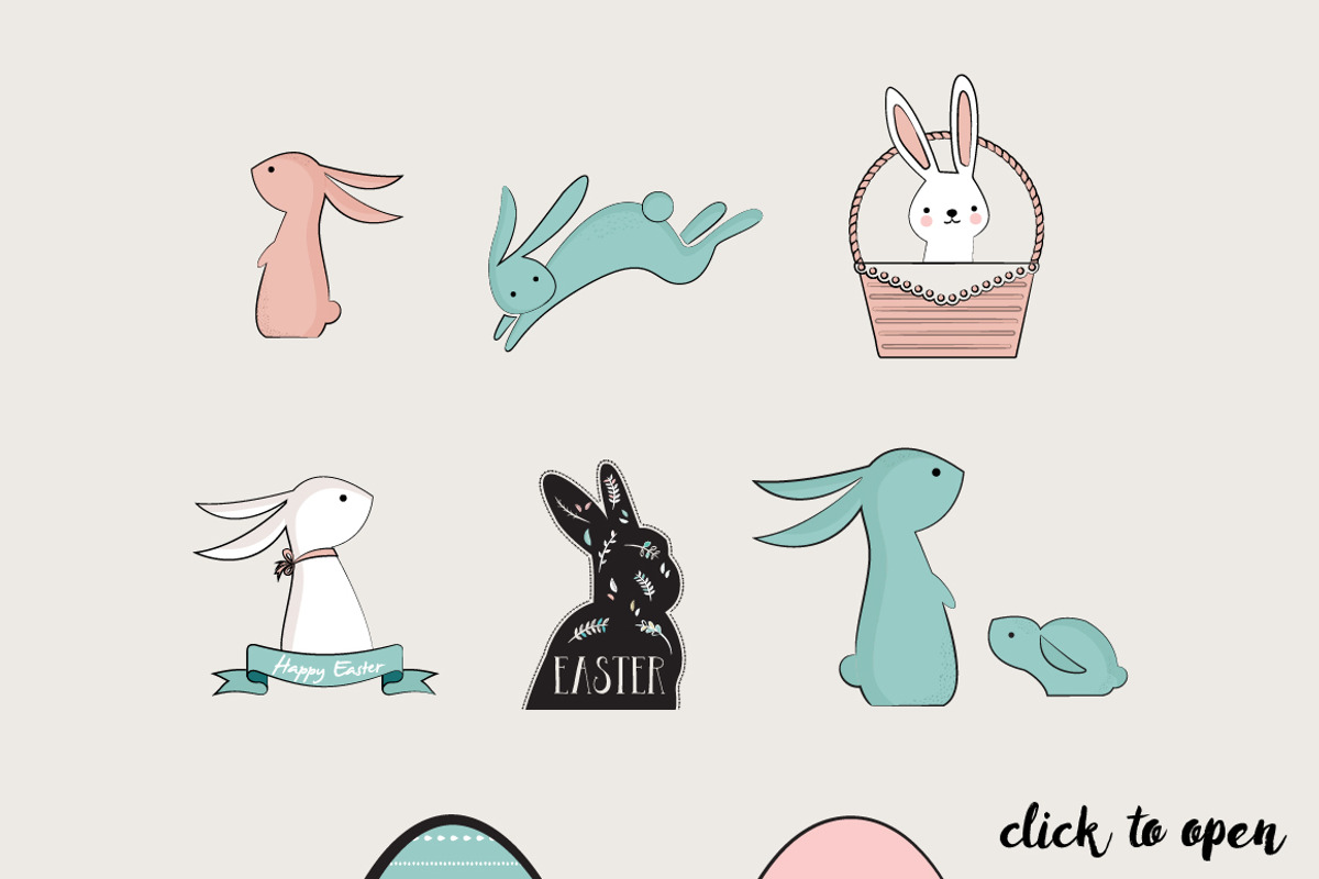 Big Easter Collection, a Decorative Illustration by jenny lipets (Photo 4 of 6)