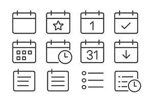 Calendar vector illustration, a Finance Illustration by ZinetroN