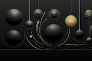 41 Black spheres illustrations, an Object Illustration by Handmadefont (Thumbnail 22 of 41)