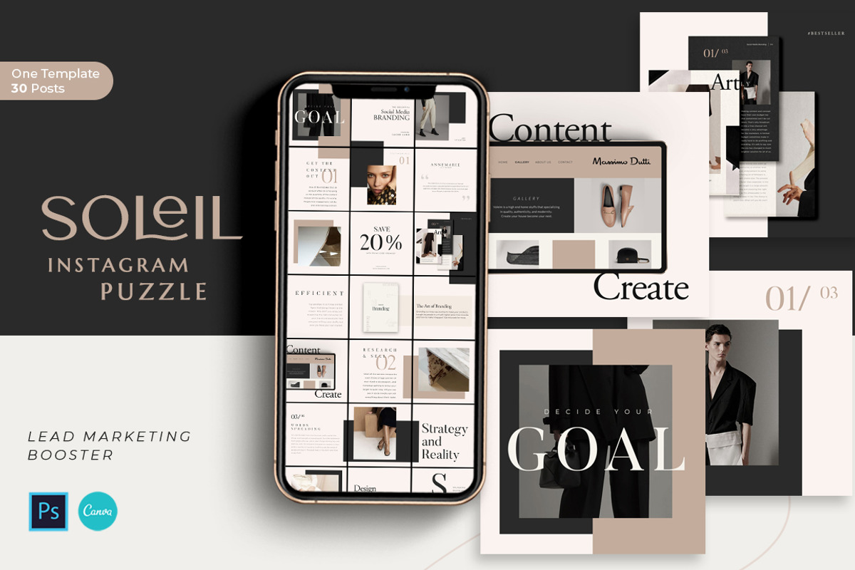 6 in 1 Bundle Coach Creator CANVA PS, a Magazine Template by Eviory (Photo 12 of 106)