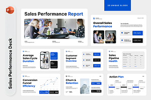Sales Performance Deck Powerpoint