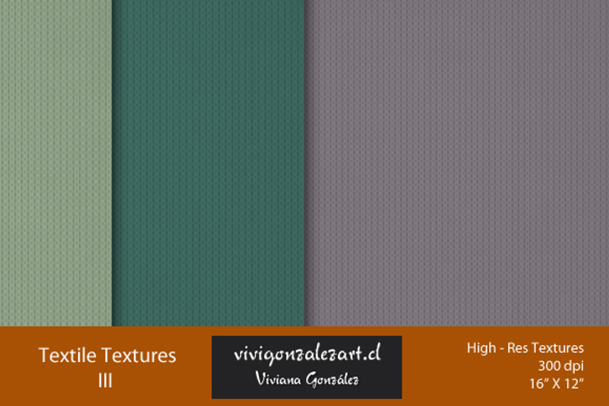 Textile Textures III, a Texture Graphic by ViviGonzalezArt (Photo 2 of 3)