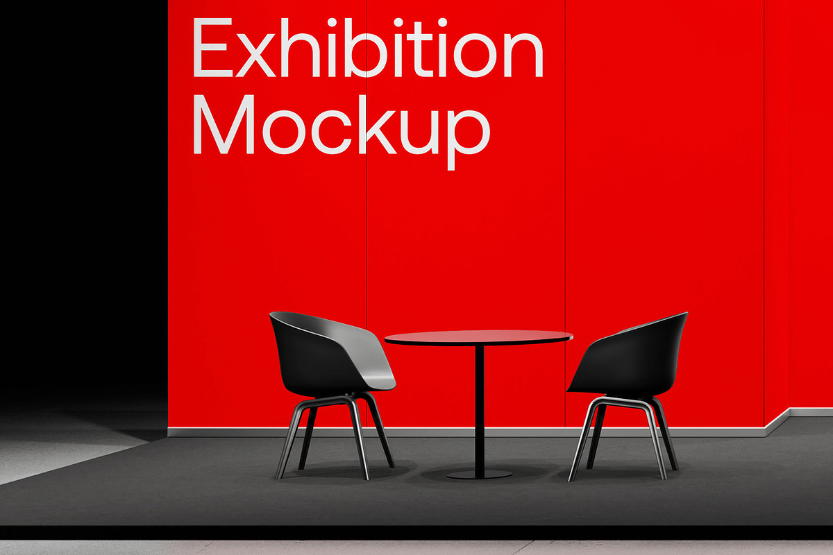 Large Modular Exhibition Mockup M06, an Advertising Mockup by Asketic (Photo 7 of 9)