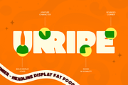DINNER - Headline Bold Fat Font, a Sans Serif Font by Sensatype (Thumbnail 3 of 13)