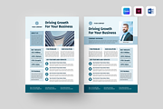 One Pager | Canva, MS Word, InDesign, a Flyer Template by Leaflove (Thumbnail 1 of 5)