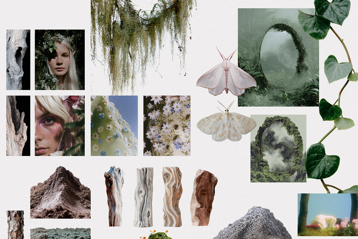 Hollow: Mystical Forest Collage Pack, an Object Graphic by Purple (Photo 7 of 13)