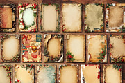 Vintage Christmas Junk Journal Kit, a Seasonal Illustration by Gonez Studio (Thumbnail 3 of 5)