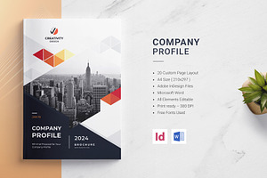 Company Profile InDesign & Ms Word