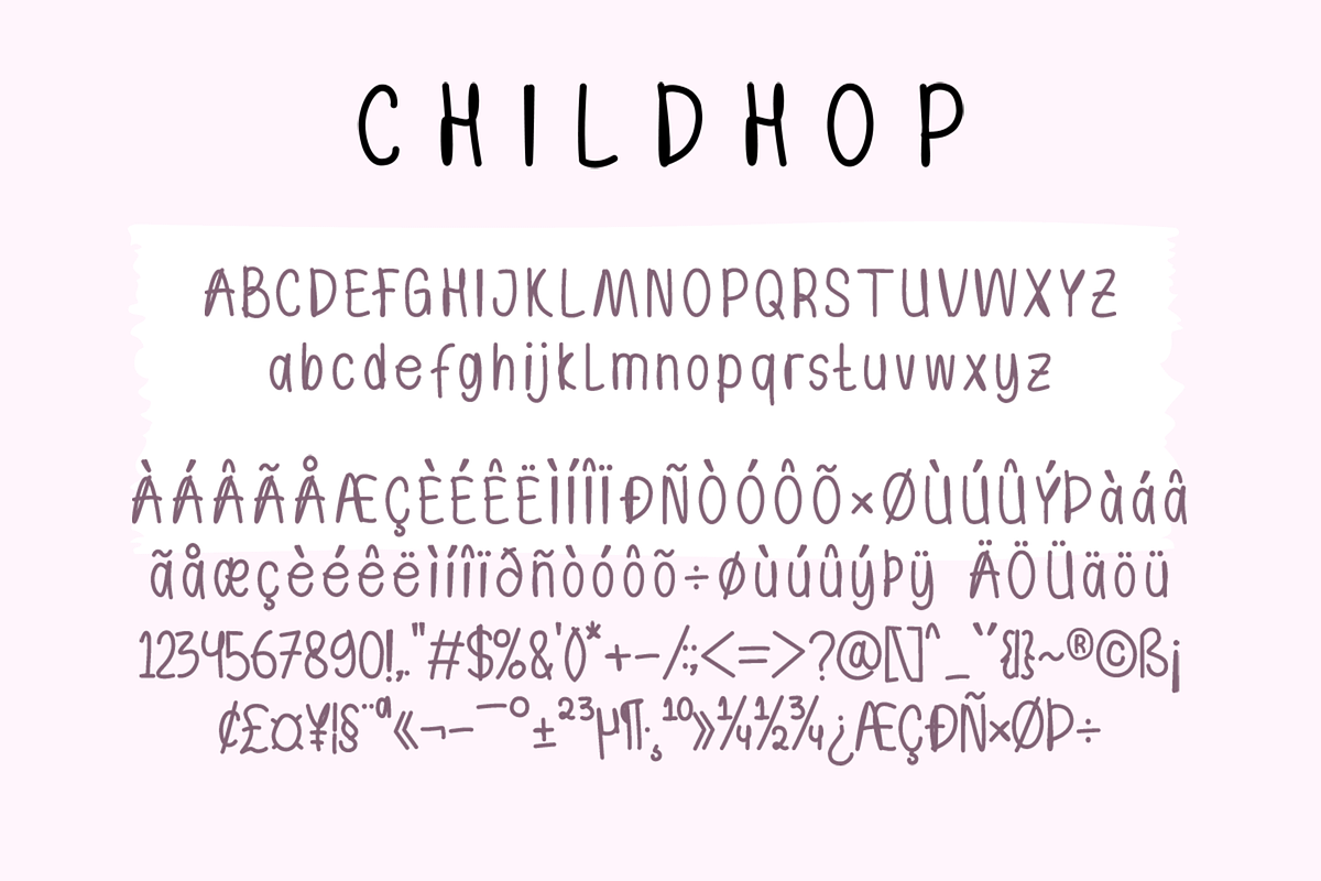 Childhop - Playful Handwritten Font, a Handwritten Font by overlaytemplates (Photo 5 of 5)