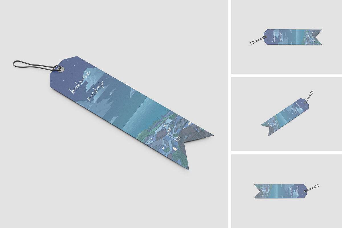 Bookmark Mockup, an Advertising Mockup by YurnalisPerix (Photo 1 of 5)