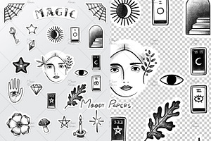 Magic Digital Planner Stickers