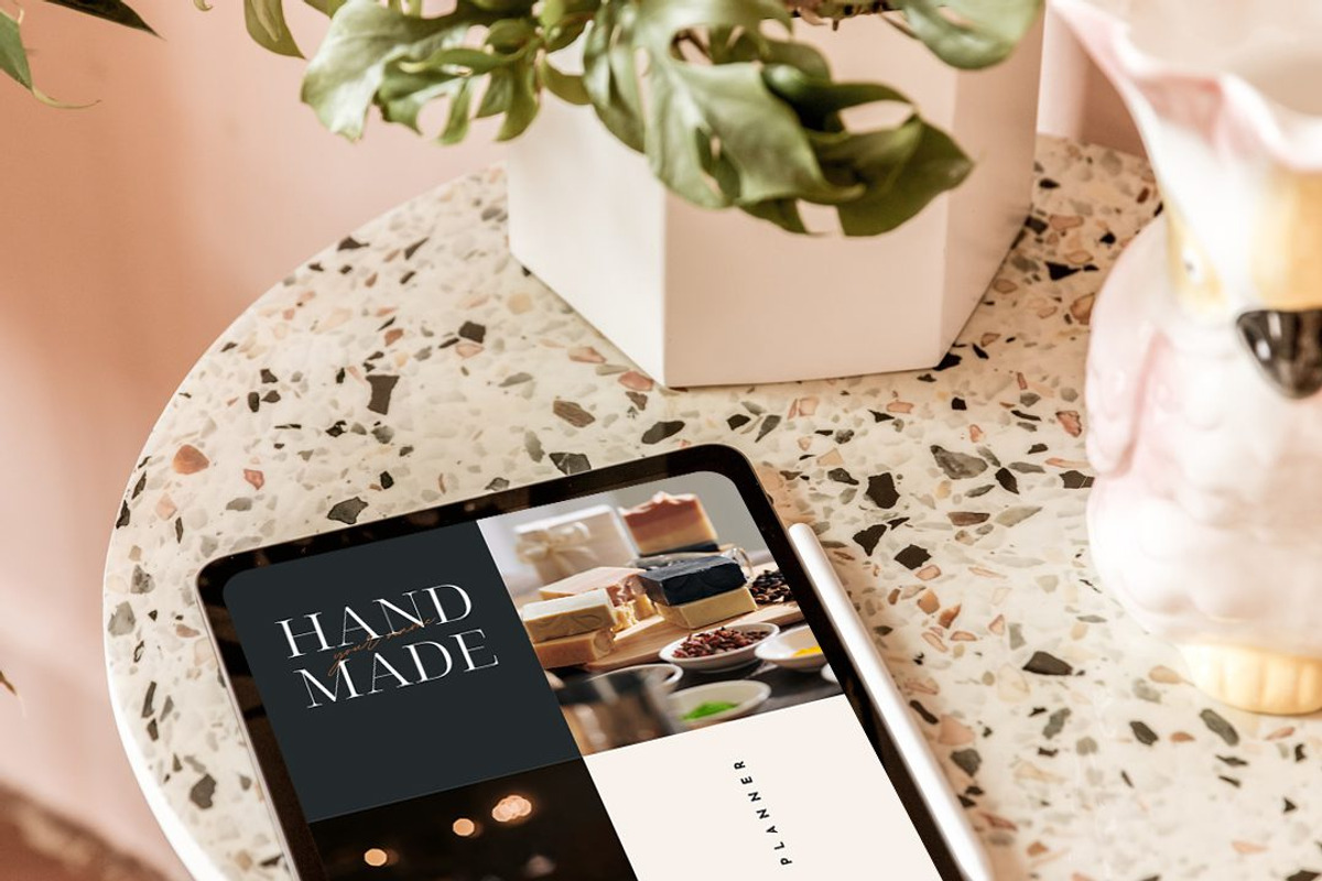 Handmade Business Planner, a Print Template by Brand Your Biz Co. (Photo 1 of 10)