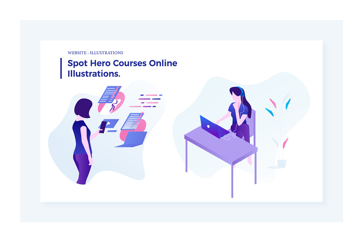 Marketing & Courses Illustrations, an Illustration by marwa_elgendy (Photo 23 of 27)