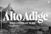 Alto Adige Serif Typeface, a Serif Font by Fenotype (Thumbnail 1 of 14)