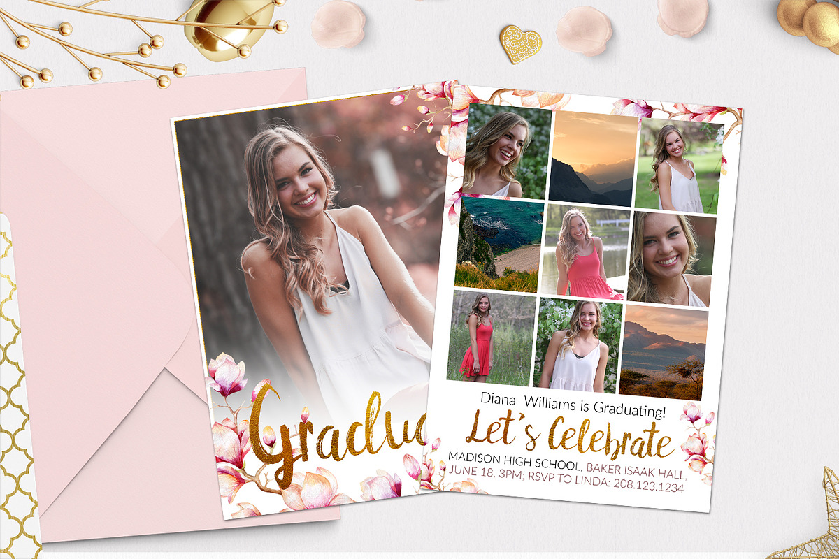 Graduation Template | Magnolia, a Card Template by Sleeklens (Photo 4 of 5)