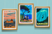 Travel Posters. Part 5., an Illustration by Red Monkey (Thumbnail 4 of 12)