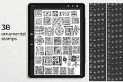 Ornaments-brushes for PROCREATE, a Brush Add-On by Dashamoony (Thumbnail 2 of 3)