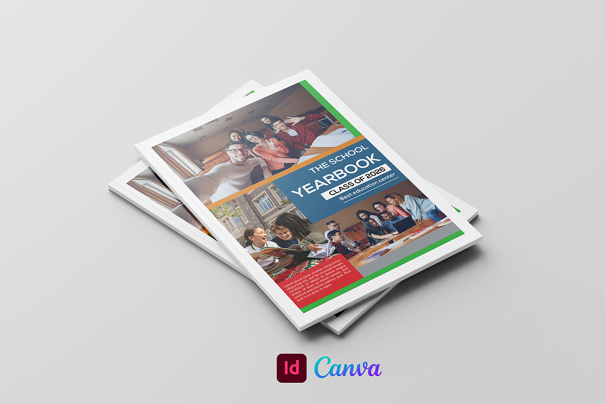 School Yearbook Template, a Brochure Template by Template Shop (Photo 1 of 10)