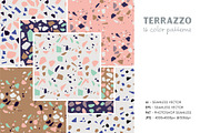 Terrazzo Seamless Patterns, a Pattern Graphic by Pulpixel Design (Thumbnail 2 of 14)