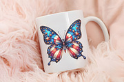 Memorial Day Butterfly Sublimation, an Illustration by RobertsArt (Thumbnail 7 of 7)