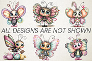 Whimsical Easter Butterfly Clipart, an Animal Illustration by RobertsArt (Thumbnail 3 of 6)