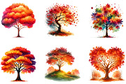 Autumn Maple Tree Sublimation, an Illustration by DreamArtGraphic (Thumbnail 3 of 4)