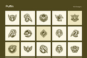1500 Bird Logo Art Set, a Solid Icon by Creative Stall (Thumbnail 35 of 38)