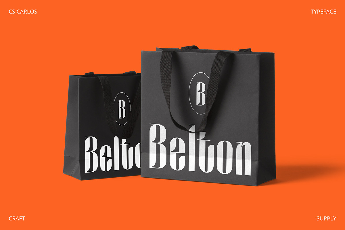 CS Carlos – Condensed Font, a Sans Serif Font by Craft Supply Co. (Photo 4 of 8)