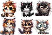 Quirky Crazy Cats Sublimation, an Illustration by Designworld (Thumbnail 3 of 6)