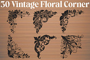 Vintage Floral Corner, an Object Graphic by Designer_Momina (Thumbnail 1 of 29)