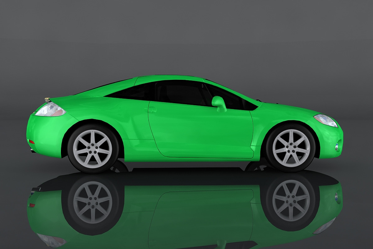 Mitsubishi Eclipse GT, a Cars & Vehicle 3D Model by valtriiu (Photo 4 of 12)
